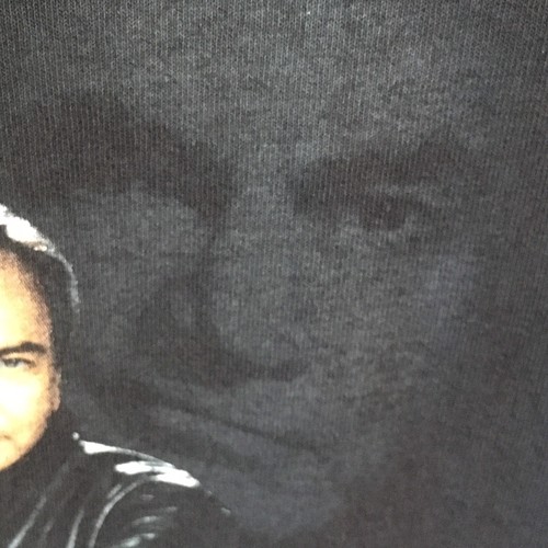 VINTAGE NEIL DIAMOND 2001 Concert Tour Shirt 2 SIDED BLACK, COTTON, SIZE LARGE,