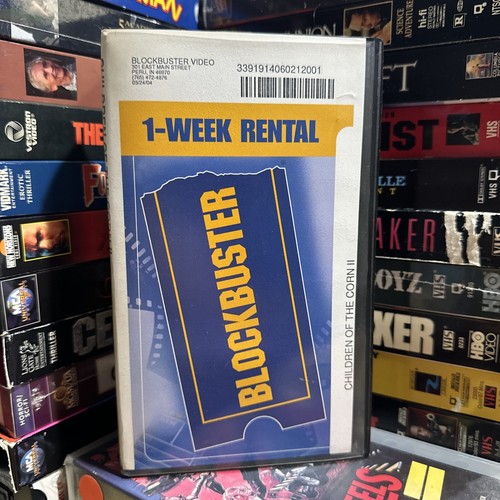 Blockbuster Video VHS Rental Case Children Of The Corn II 2