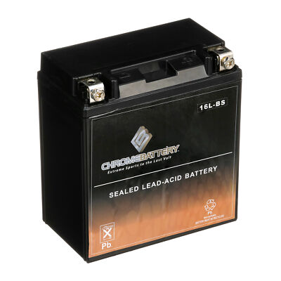 YTX16L-B Sealed AGM Motorcycle Battery for Kawasaki KZ1100-B, KZ1000-E ST, Shaft