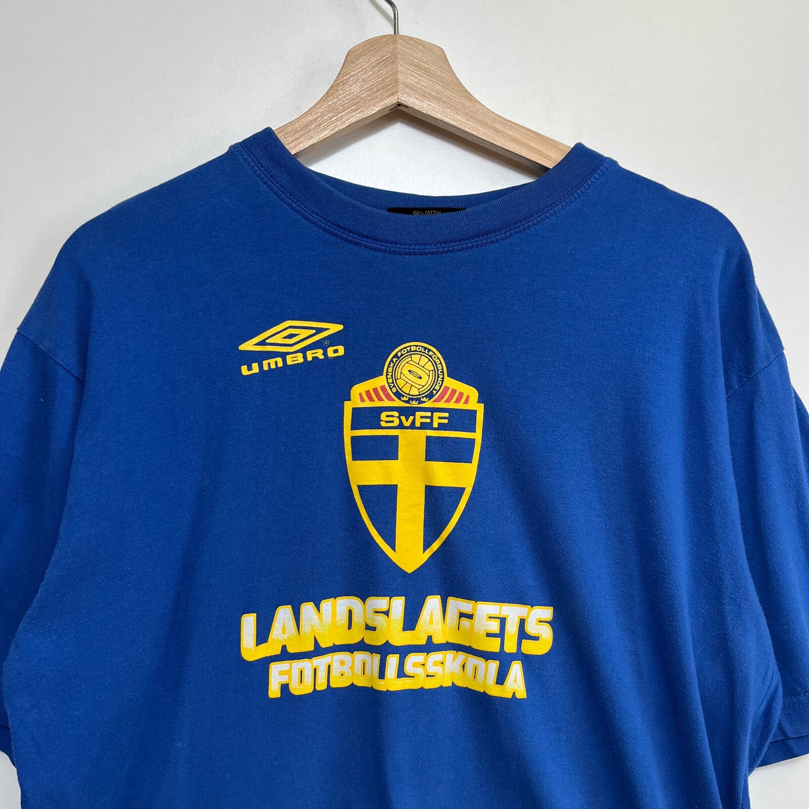 Vintage 2004/5 Umbro Sweden Soccer Team SvFF Training T