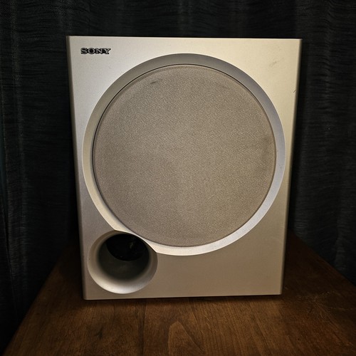 Silver Sony Model SS-WMSP66 Passive Home Theater Subwoofer
