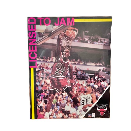 激レア‼︎ 90s 当時物 NBA BULLS JORDAN ポスター Michael Jordan 1990 UnFramed Poster Licensed to Jam, Chicago
