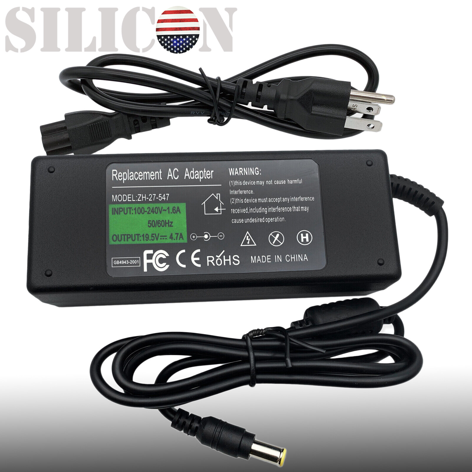 19.5V AC Adapter For Sony Bravia KDL-40WD653 KDL-42W653A LCD TV Power Supply