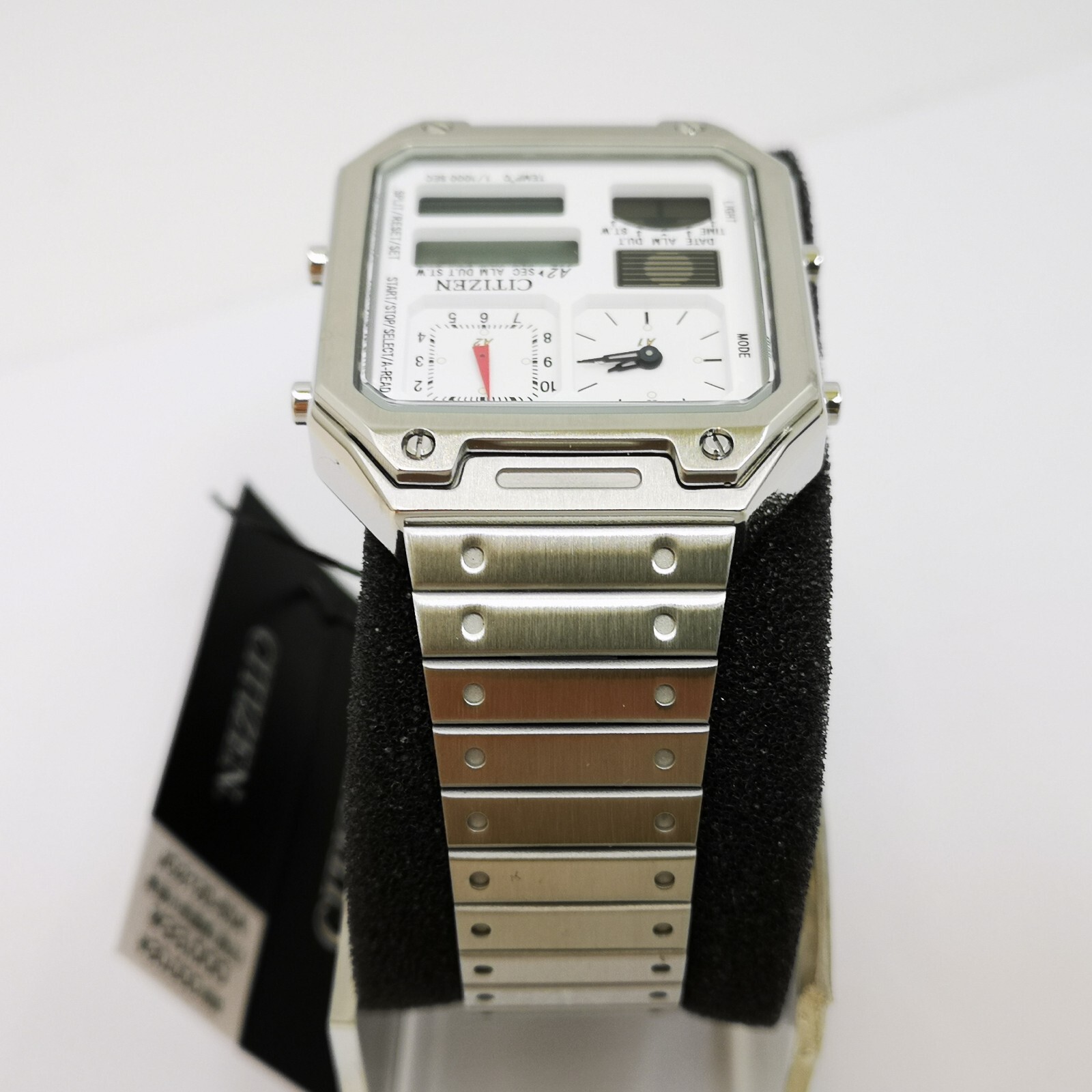Pre-owned Citizen Collection Record Label Thermo Sensor Jg2120-65a Unisex Watch In Box