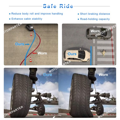 Box(2) Front Complete Struts Shock Absorbers For 1997-2001 Honda CR-V CRV