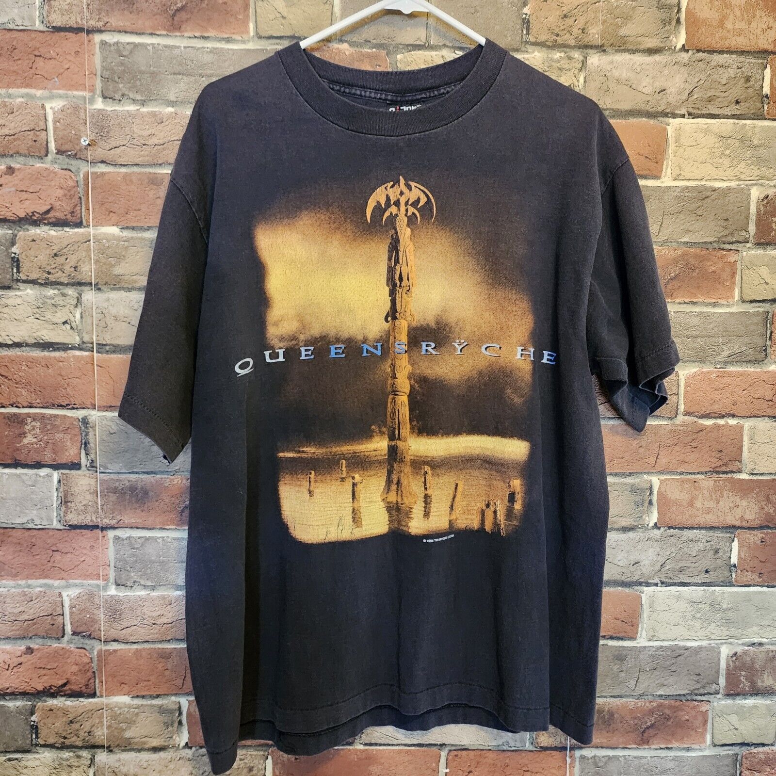 Queensryche 1994 The Promised Land Tour Shirt Giant Tag XL Queensryche 1994 The Promised Land Tour Shirt Giant Tag XL