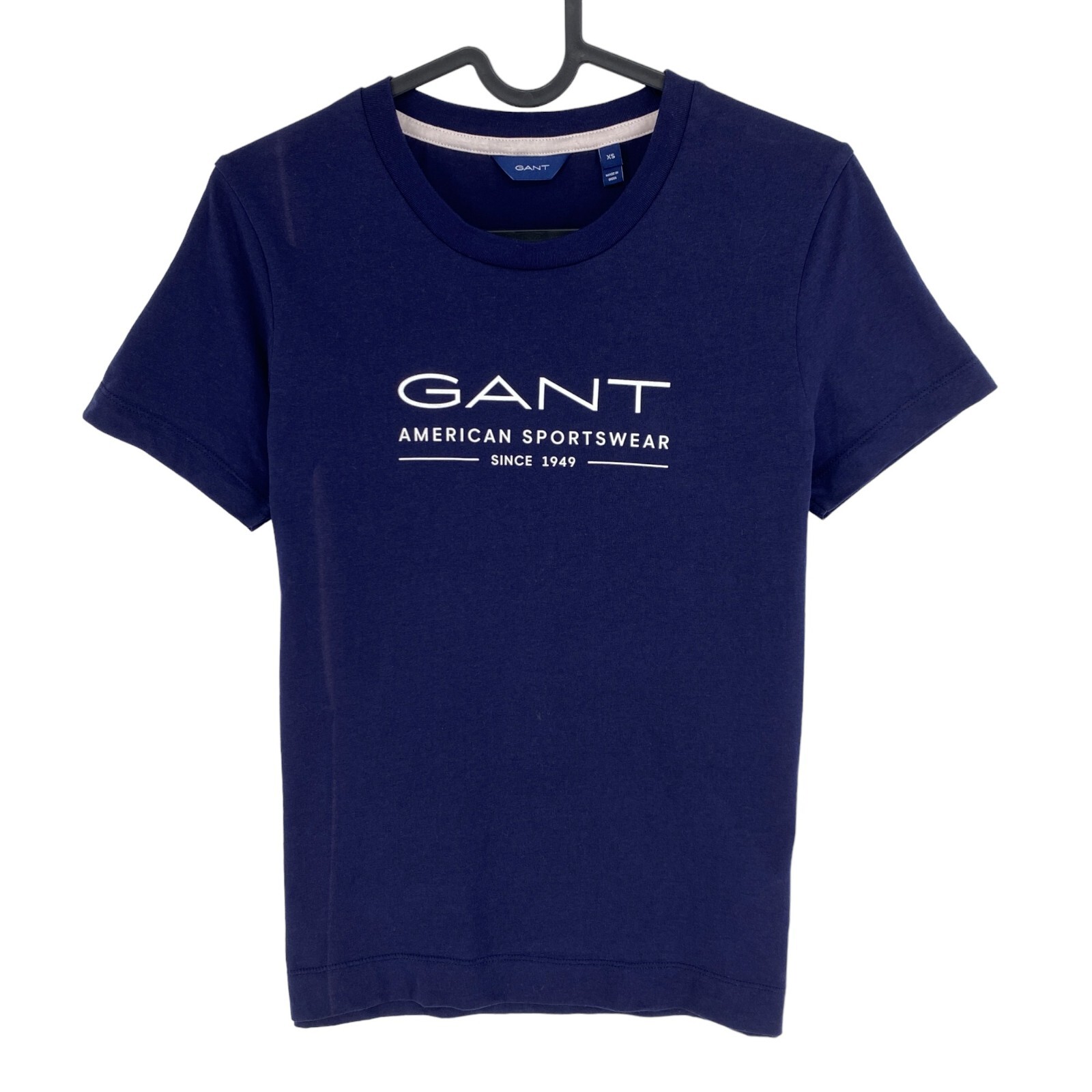 Gant★メンズ 半袖 クルーネック ロゴ トップス Tシャツ★青★ FLAG ON CREW Tシャツ 半袖 メンズ 和柄 和柄Tシャツ 和アメカジ