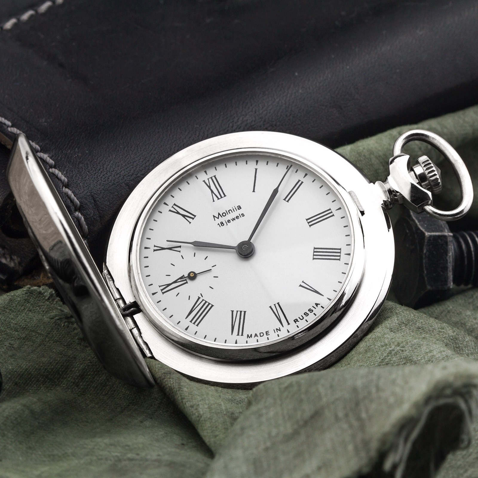 MOLNIJA Taschenuhr "LIVE TO RIDE