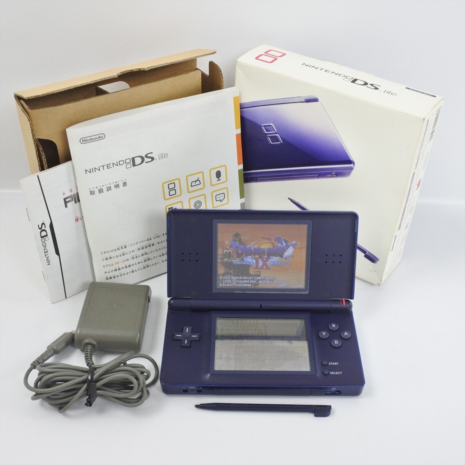 Nintendo DS Lite Console ENAMEL NAVY Boxed UJF11349760 nds Nintendo DS Lite Console ENAMEL NAVY Boxed UJF11349760 nds