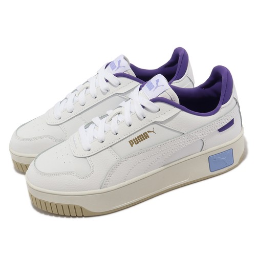 

Puma Carina Street White Purple Ivory Женская повседневная обувь на платформе 389390-04, Белый, Carina Street
