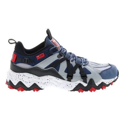 Fila Excursion 1JM01754-401 Мужские синие кожаные кроссовки Lifestyle 11