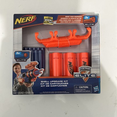 NERF Elite Shell Upgrade Kit: 3 Shells, 9 Darts, Shell Holder