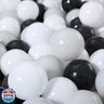Heopeis Soft Plastic Ball Pit Balls, 100 200 500pcs Plastic Balls for Kids, Crush Proof Stress Balls for Baby Toddler Ball Pits Play Tent, Pool,Birthday Party Decoration