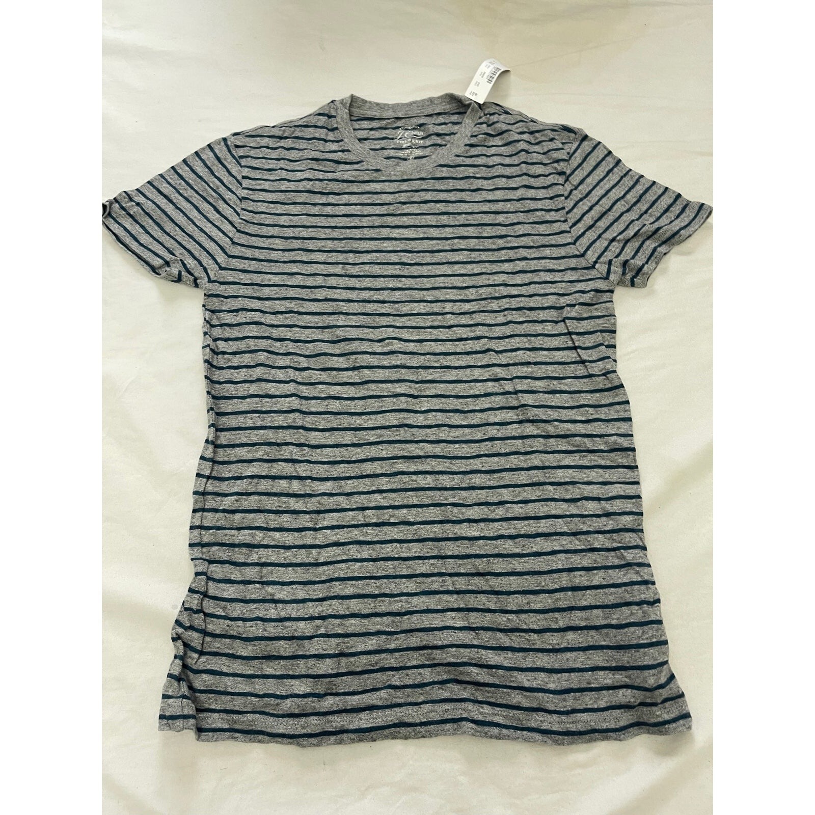 J. CREW mens Field Knit T-shirt in Nautical stripe 60983