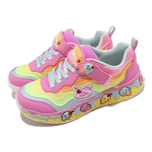 

Skechers Sundae Sweeties Pink Multi Strap Kids Preschool Casual 303625-LPKMT, Розовый, Sundae Sweeties