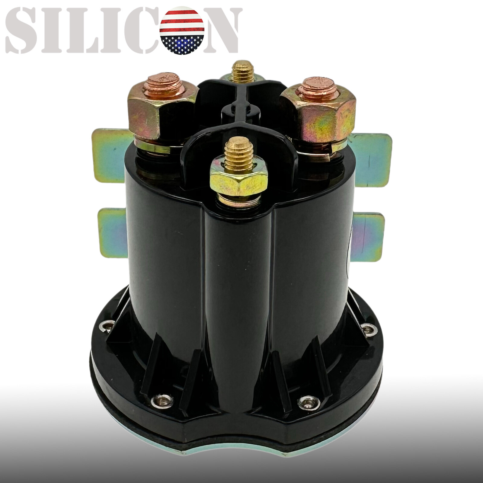 Solenoid JW1-H1950-00 Fits for Yamaha G22 G29 Gas Golf Cart 12V 4 Terminal