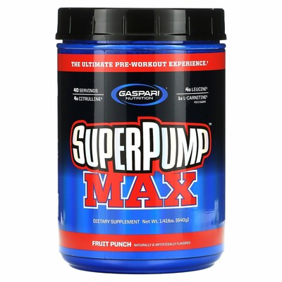 SuperPump Max, Фруктовый пунш, 1,41 фунта (640 г)