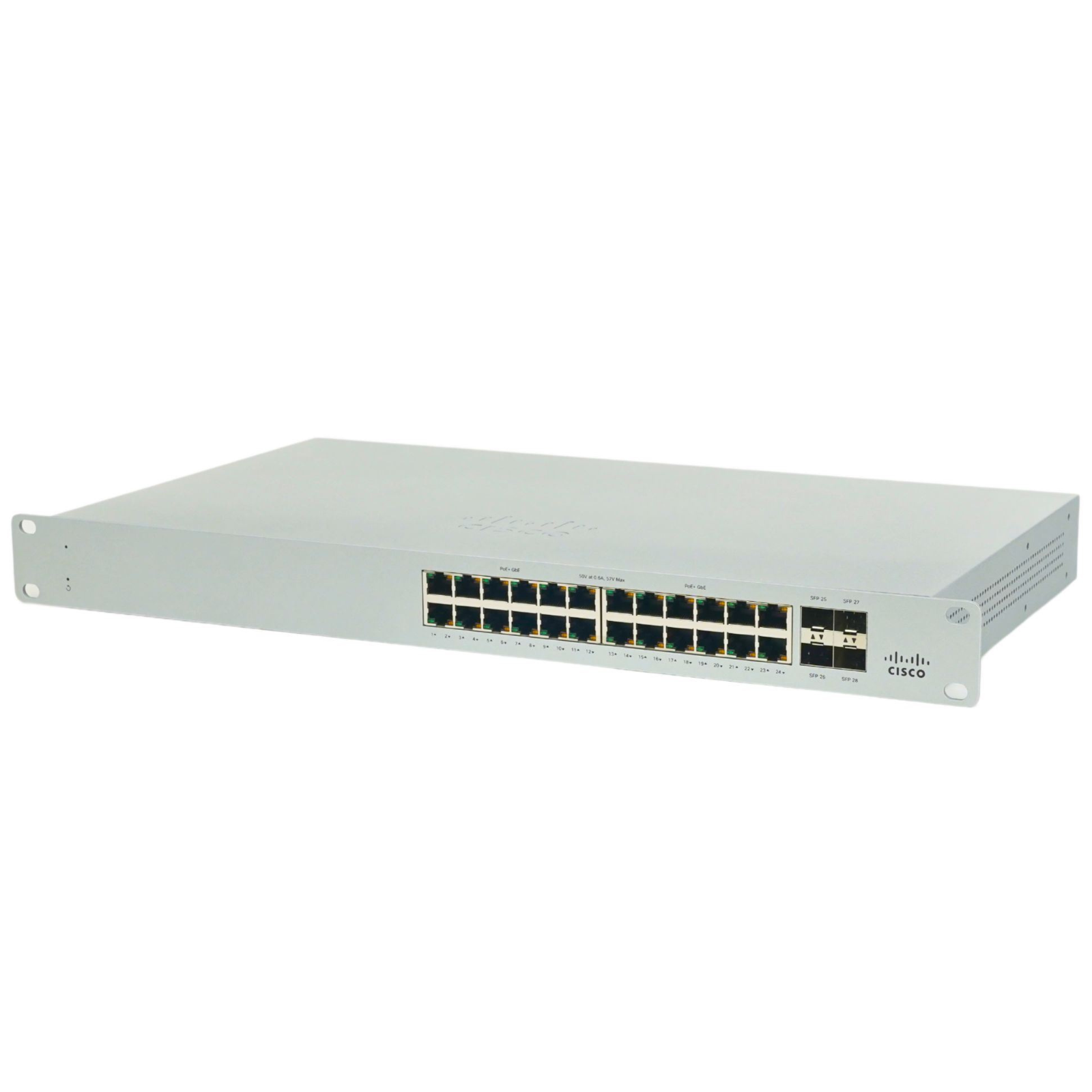 Cisco Meraki MS130-24P-HW 24-Port PoE+ Gigabit Cloud Managed