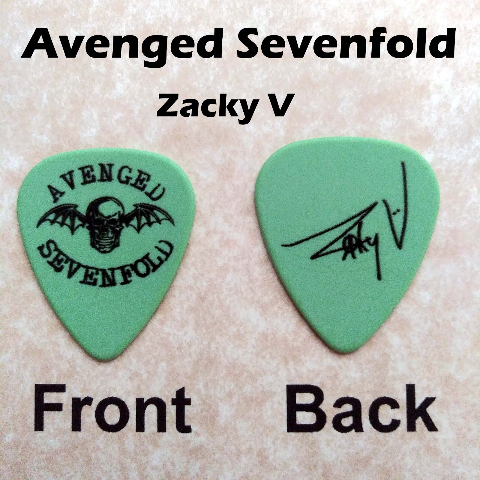 Avenged Sevenfold Zacky hard Rock Novelty signature guitar