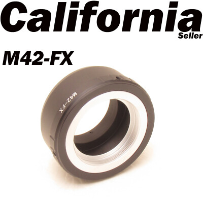 M42 M 42 Lens to Fujifilm X Mount Fuji X-Pro1 X-M1 X-E1 X-E2 Adapter Ring M42-FX