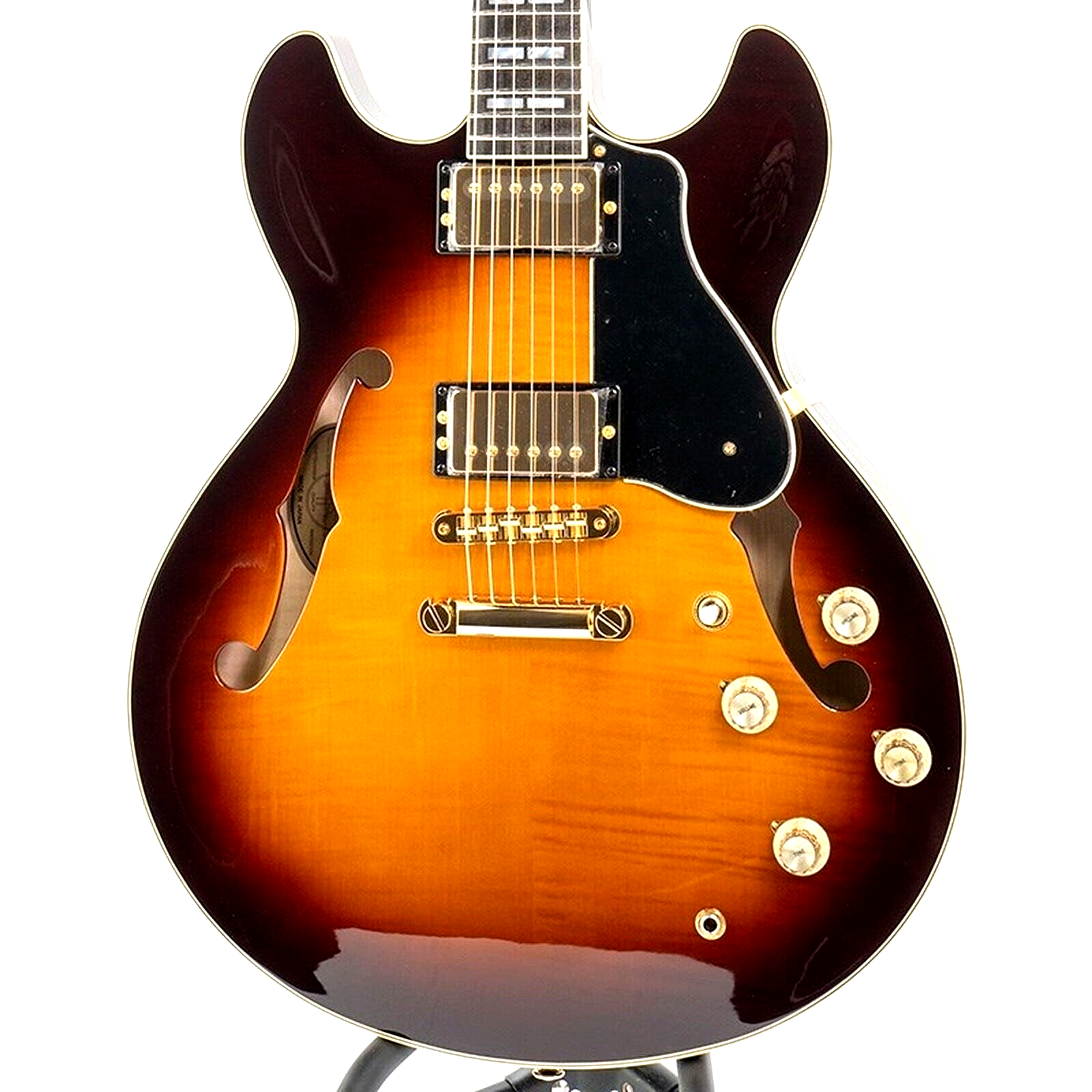 Yamaha SA2200 Semi-Hollow Electric Guitar Brown Sunburst New