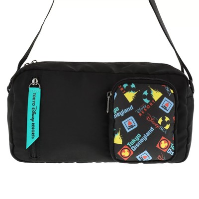 Japan Tokyo Disney Resort Store Mickey Sea Land Black 2023 limited Shoulder bag