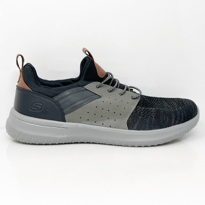 

Skechers Mens Delson 3 56299 Черные кроссовки Кроссовки Размер 11, Черный, Delson 3