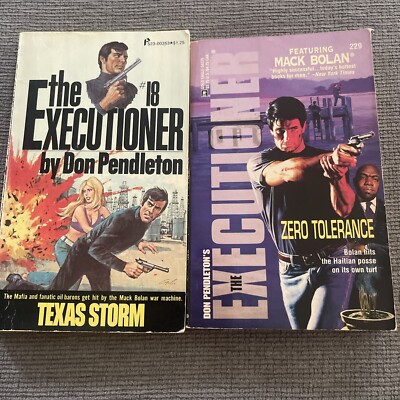 Books The Executioner By Don Pendleton Texas Storm And Zero Tolerance