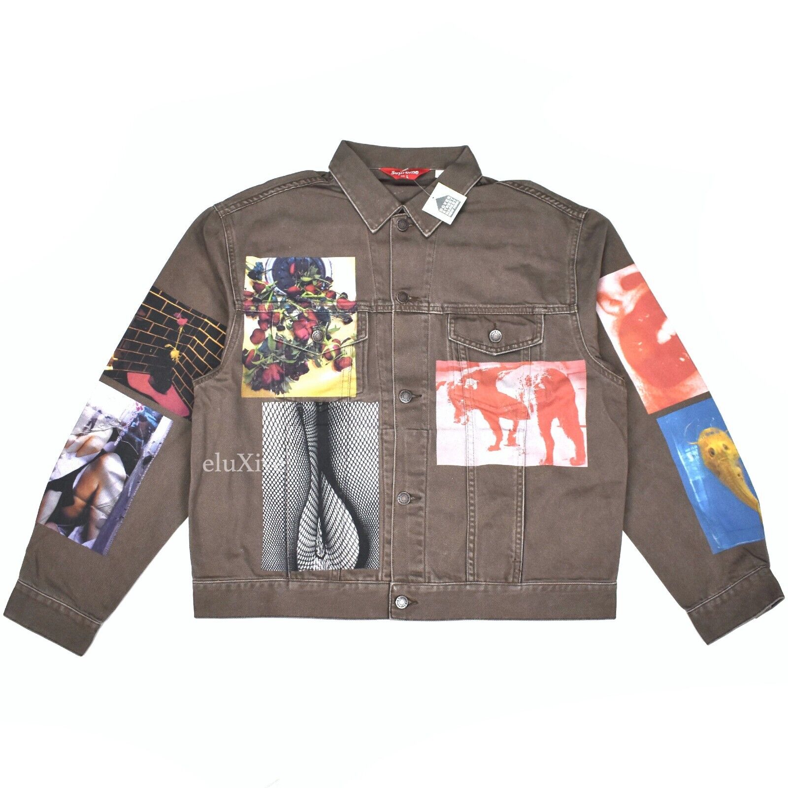 NWT Supreme Daido Moriyama Photo Print Denim Trucker Jacket NWT Supreme Daido Moriyama Photo Print Denim Trucker Jacket