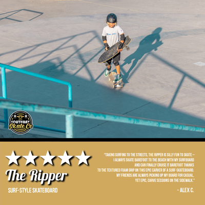 The Ripper - Black - Barefoot Skateboards