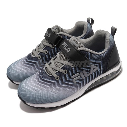 

Fila J411W Черный Серый Белый Ремешок Младшие Дети Бег Спортивная Обувь Кроссовки, J411w
