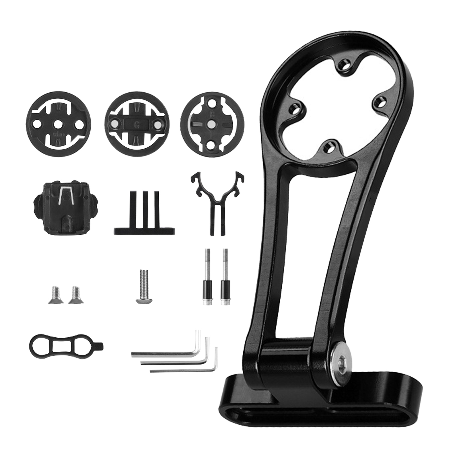 Bike Computer Mount Bicycle Out Front Handlebar Computer Holder 180&deg; Rotatable
