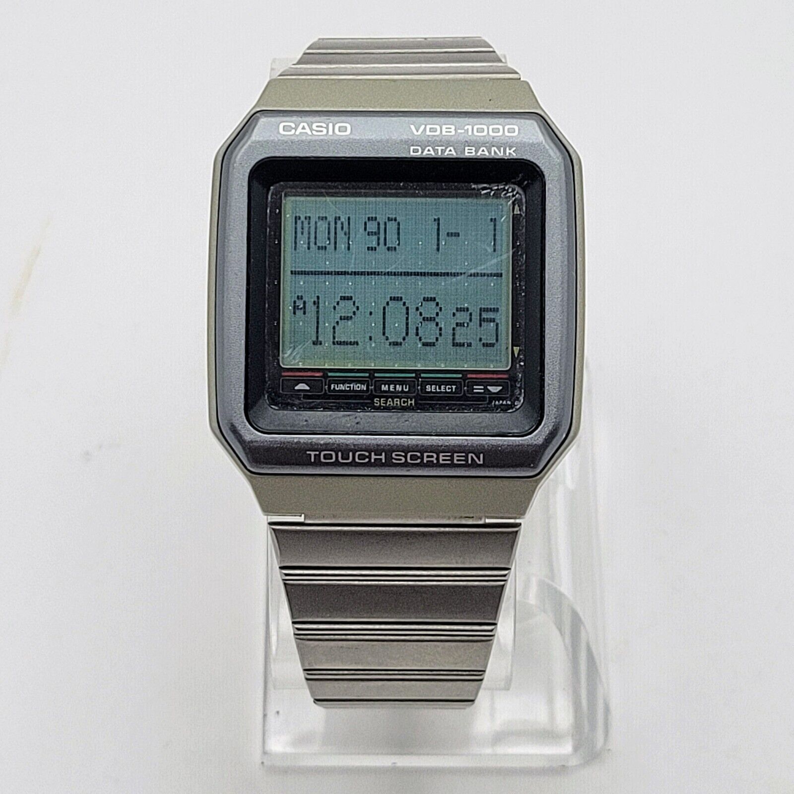 Casio VDB-1000 Data Bank First Touch Screen Watch Functions Casio VDB-1000 Data Bank First Touch Screen Watch Functions