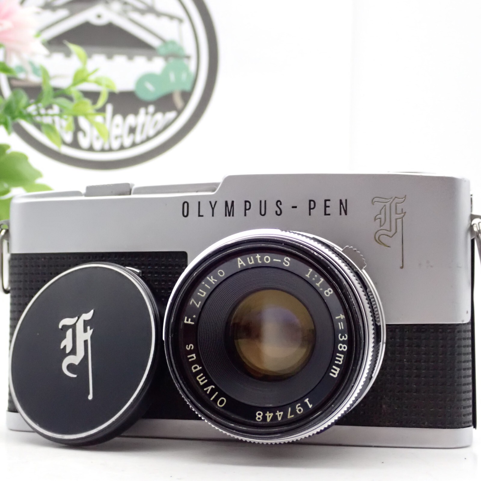 OLYMPUS PEN F　G.zuiko 38mm　M2282 MINT-] Olympus Pen F Half Frame SLR Camera Film F. ZUIKO