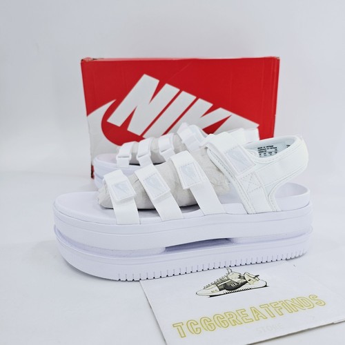 Nike Icon Classic Sandal NA White Pure Platinum Womens Size