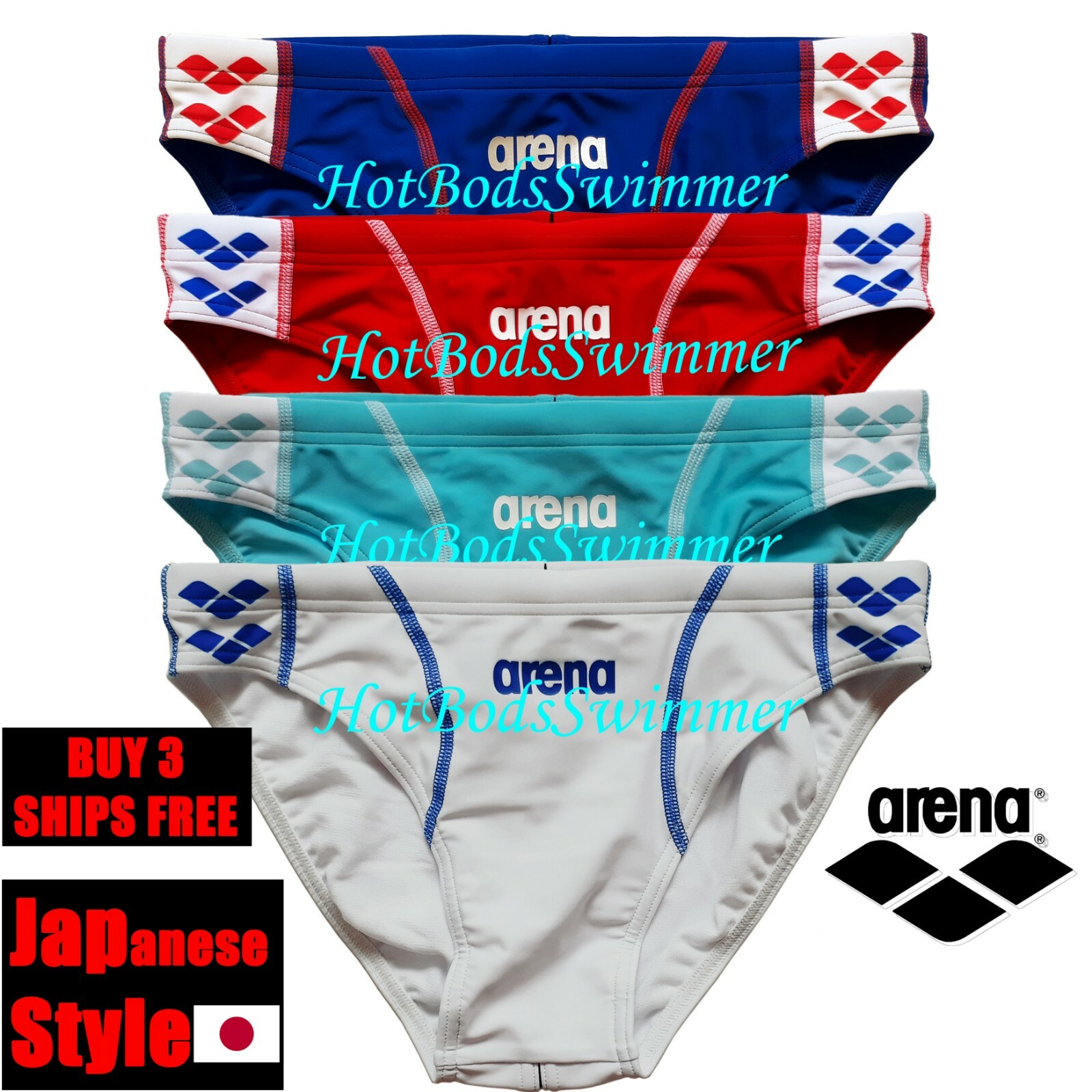 Arena ASTCP202007 Japanese-style Men's Competition Swim