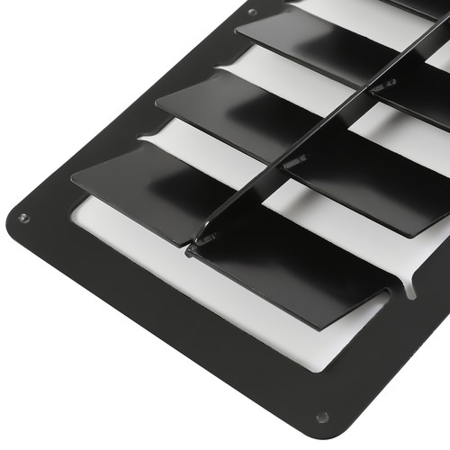 Pair Steel Vented Heat Extractor Hood Louvers For Camaro Z28 IROC-Z IROC 85-90