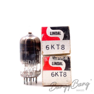 2 Lindal 6KT8 IF Amplifier Color Killer Television Valve- BangyBang Tubes
