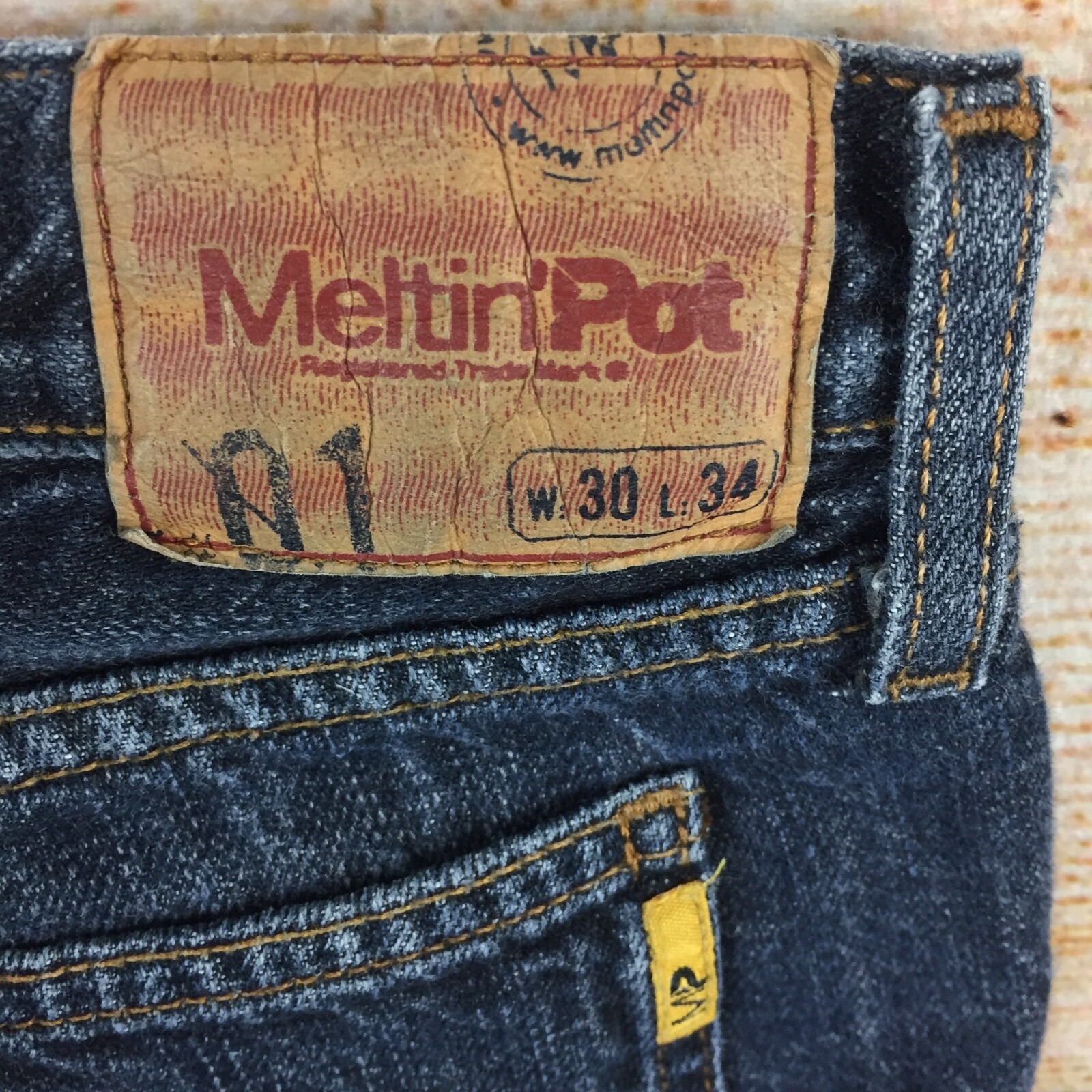 F1 Meltin' Pot Womens Denim Jeans pants 