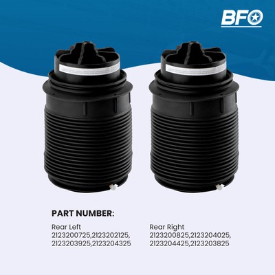 2x Rear Air Spring Shock Bag for Mercedes-Benz CLS400 CLS550 CLS63 AMG E63 AMG