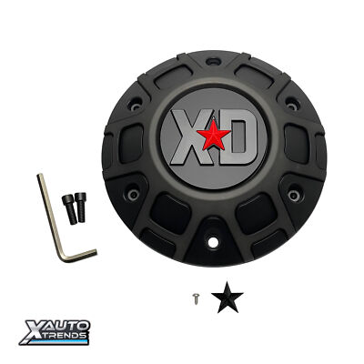XD Series XD851 Wheel Center Cap Satin Black M-1086CAPSMG