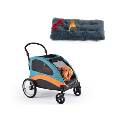 Dog Stroller for Large Dogs Pet Dog Jogger Wagon Foldable Cart