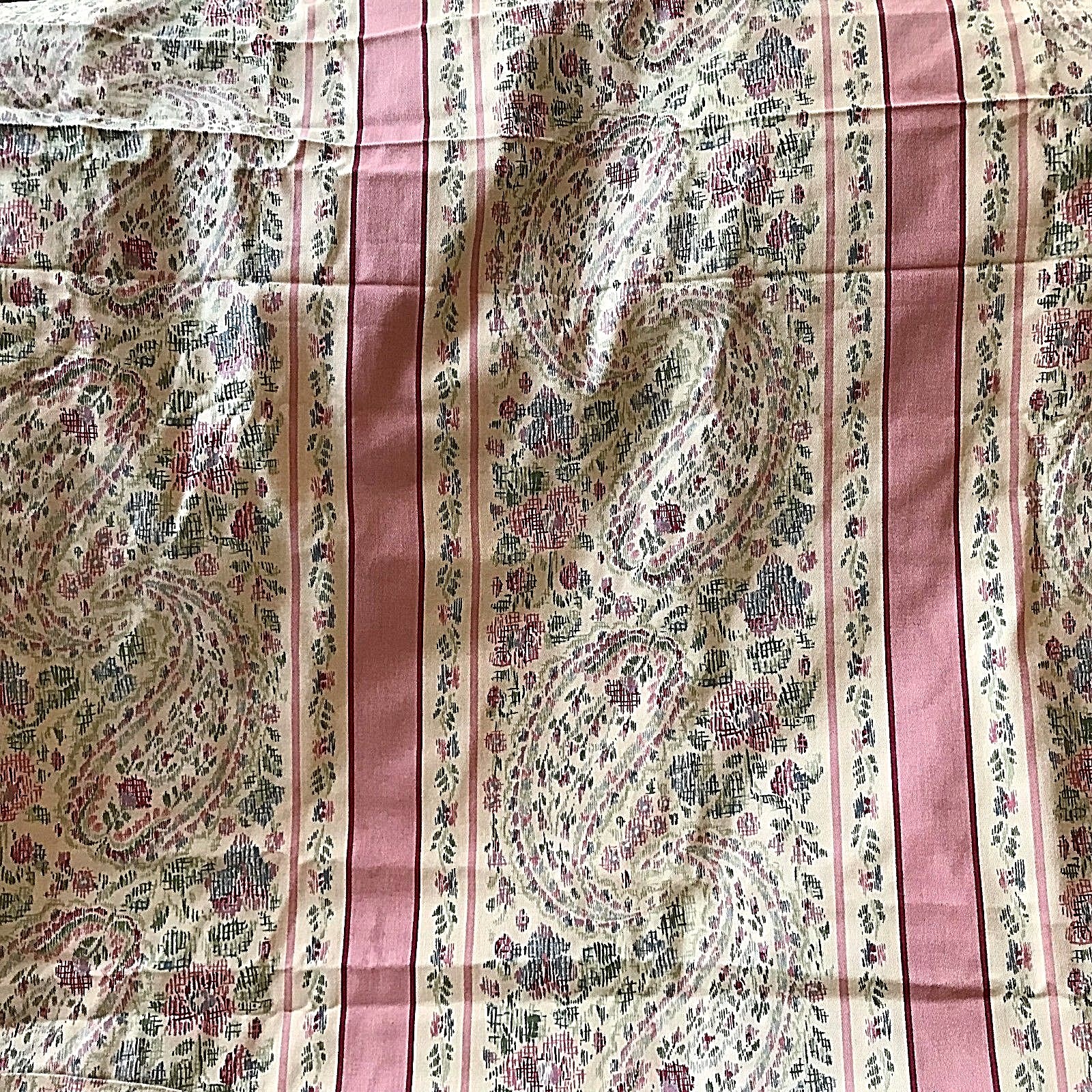 Cohama Riverside Fabric 1988 56 x  8 Plus Yards Scotchgard Paisley