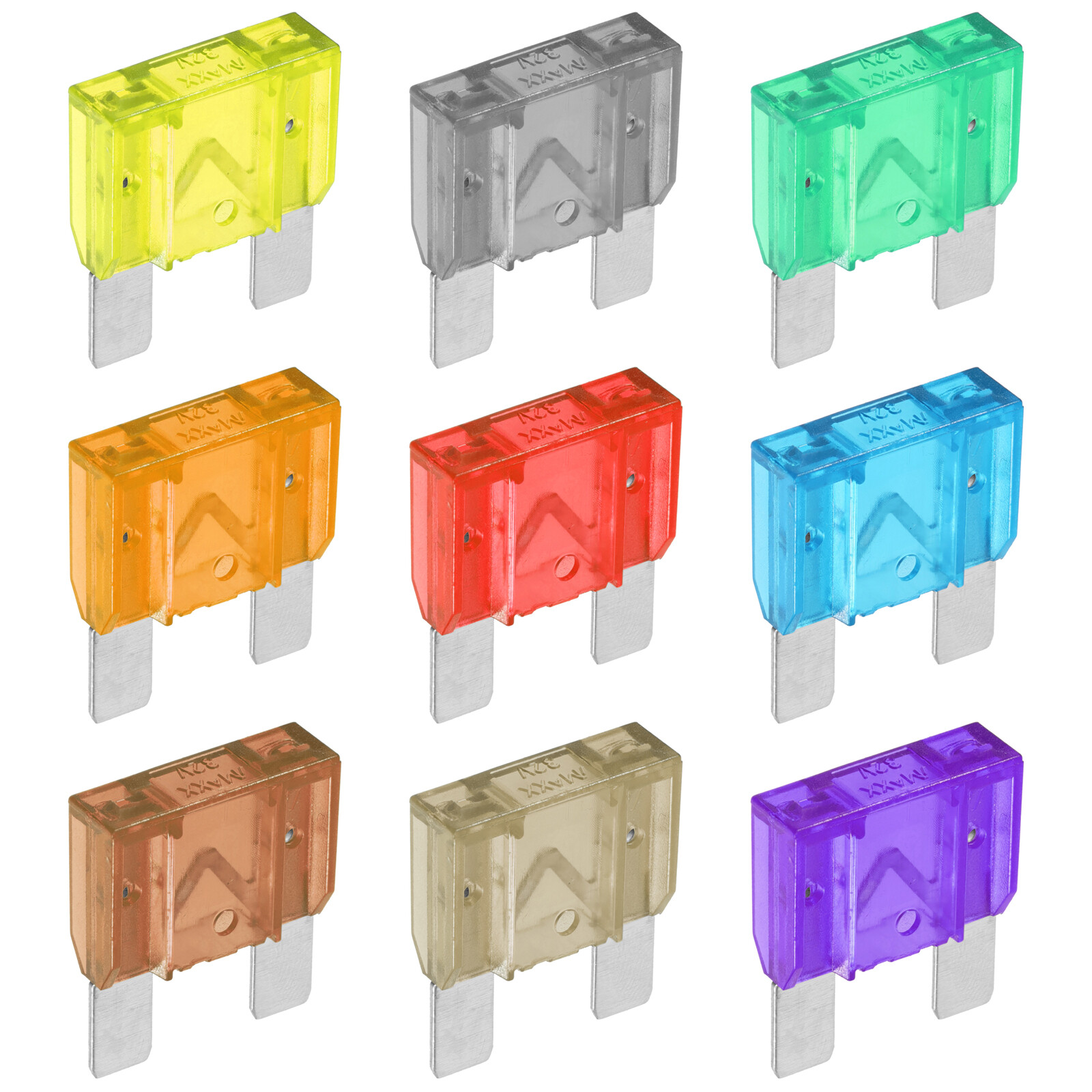 5 Stück MAXI 29mm Flachstecksicherungen für LKW 20A bis 100A Flachsicherung KFZ