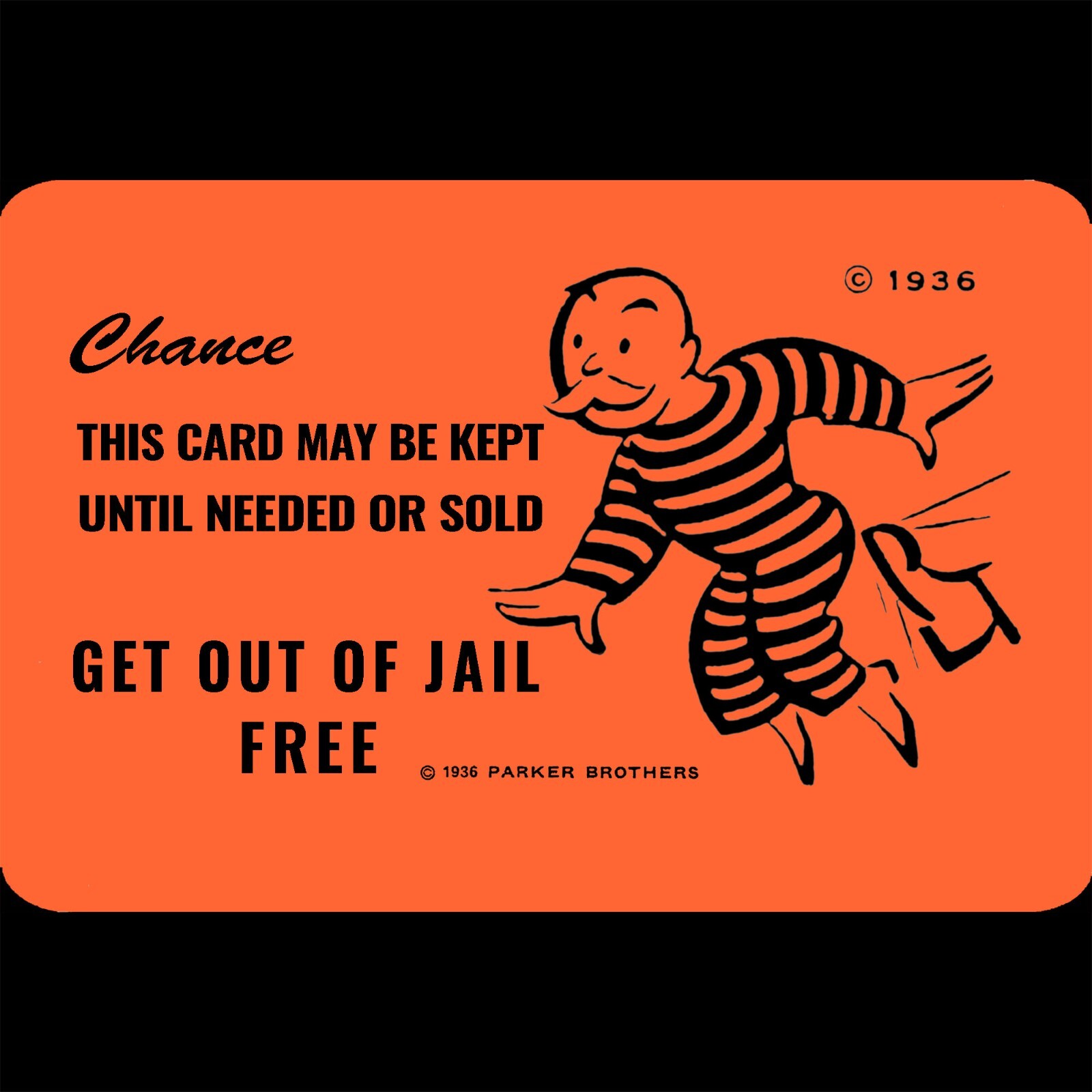 monopoly-tin-sign-12x8-get-out-jail-free-man-prison-stripes-suit-chance-card-art-ebay