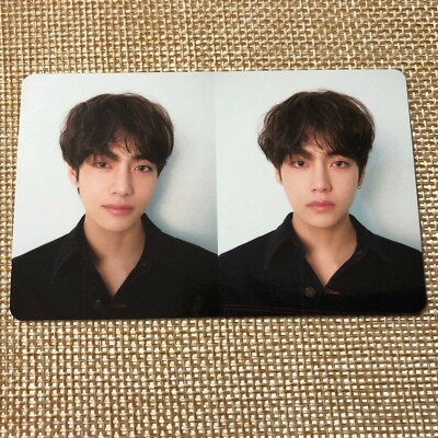 BTS V サイン入りフォトカード FAKE LOVE BTS fakelove Love Yourself Tear Official Broadcast PhotoCard