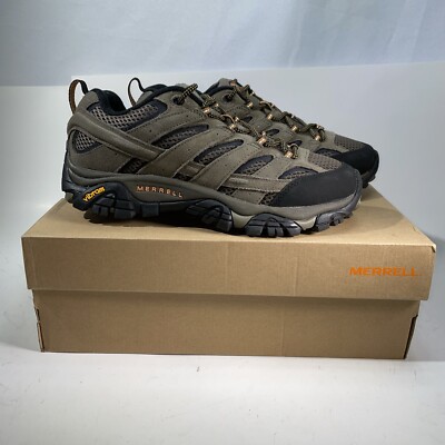 Merrell Moab 2 Vent Trail Shoes Mens Sz 8 Hiking Sneakers Walnut J06011 Vibram