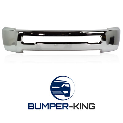 BUMPER-KING Chrome Steel Front Bumper Face Bar for 2010-2018 RAM 2500 3500 10-18