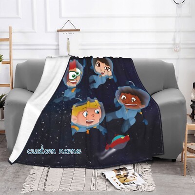 Disney Little Einsteins Custom Name Double Layer Blanket Kids and Adult Bedroom 