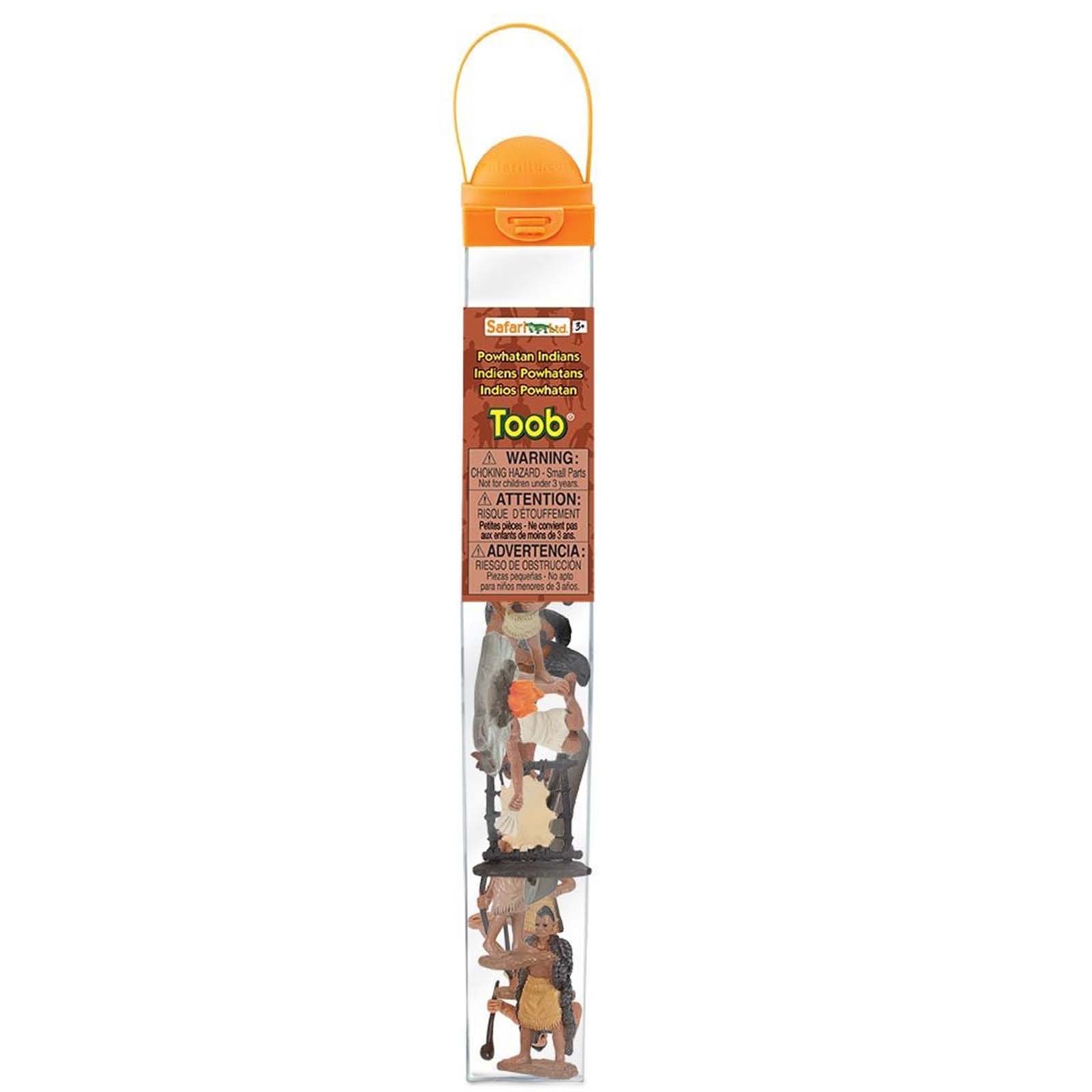 Powhatan Indians Toob Mini Figures Safari Ltd НОВЫЕ игрушки Развивающие фигурки